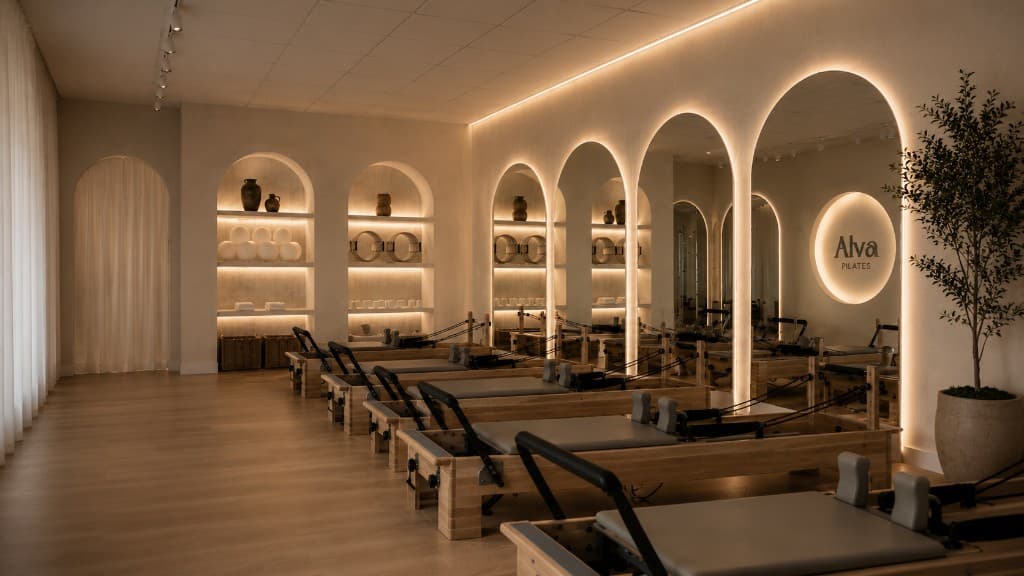 Alva Pilates reformer studio in Valencia